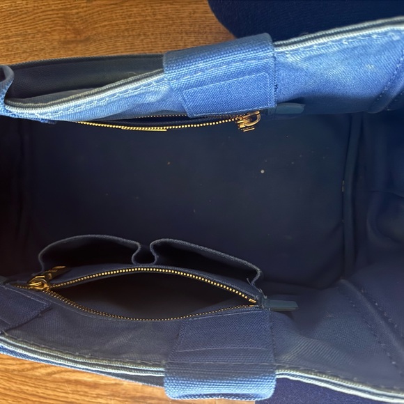 Prada Blue Canvas Tote Bag - Picture 15 of 15